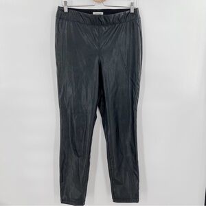 Max Studio Faux Leather Leggings L